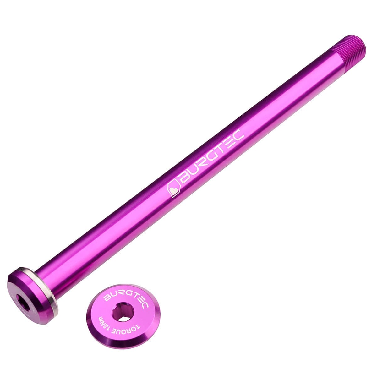 Axe de Roue Arrière BURGTEC 168,5 mm pour Cadres Santa Cruz Violet