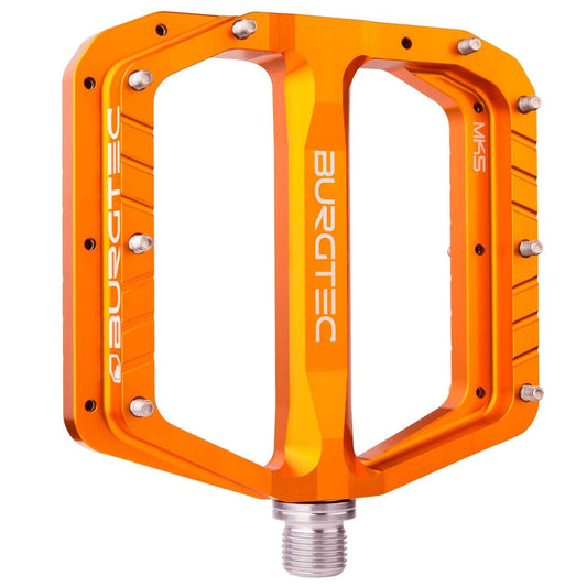 Pédales BURGTEC PENTHOUSE FLAT MK5 Axe Acier Orange