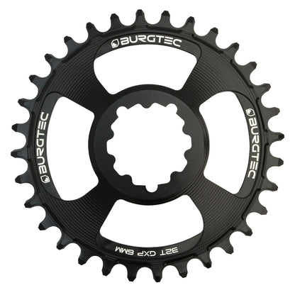 Piatto Mono BURGTEC GXP THICK THIN 9/10/11/12V Direct Mount Narrow Wide Offset 6 mm Nero