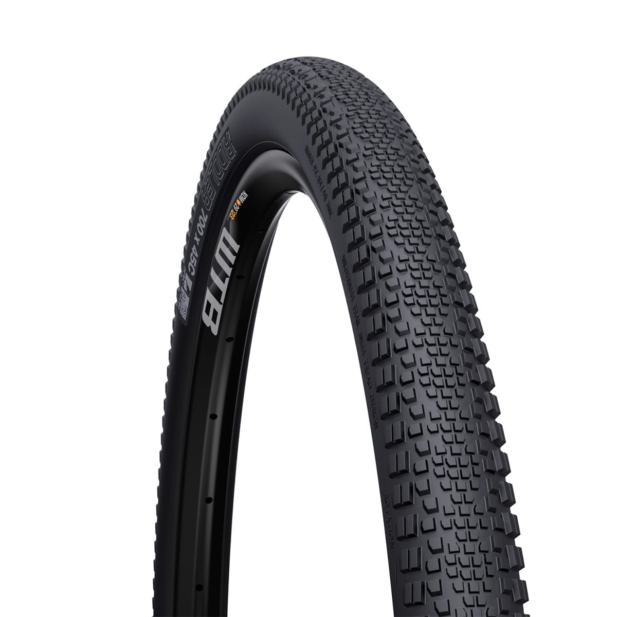 Pneu WTB RIDDLER TCS LIGHT FAST ROLLING DUAL DNA SG2 700x45c Tubeless Ready Renforcé Souple