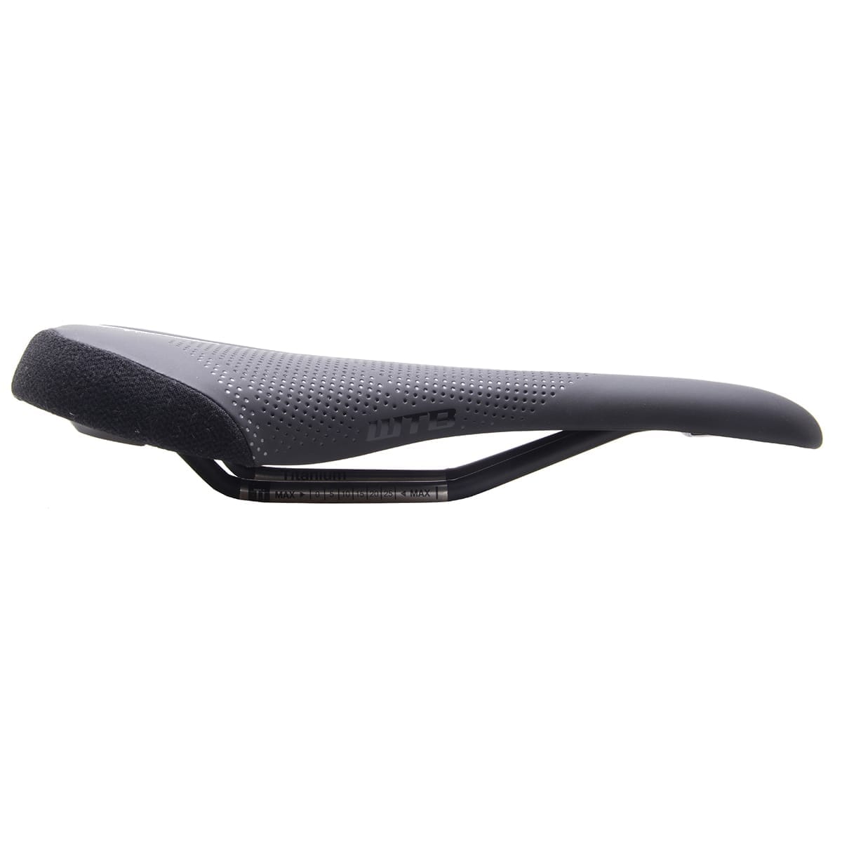 Selle WTB SL8 127 mm Rails Titanium Noir