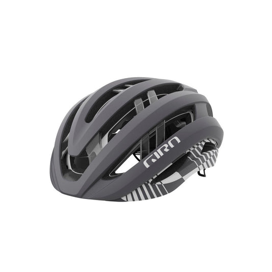 GIRO ARIES SPHERICAL Casco da strada nero/bianco