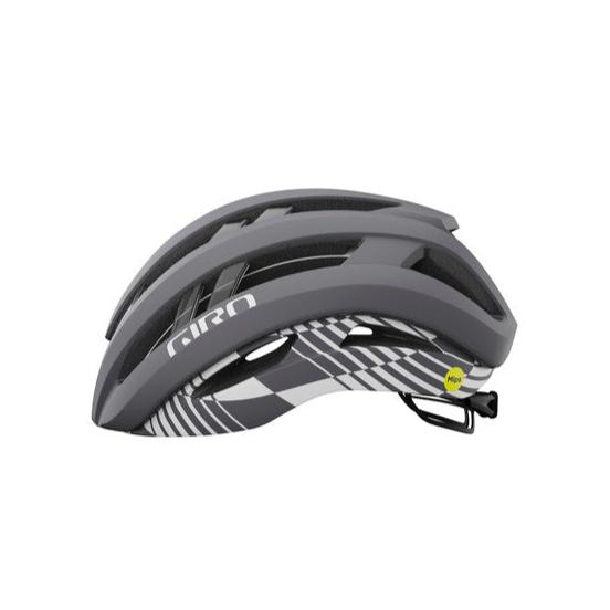 GIRO ARIES SPHERICAL Casco da strada nero/bianco