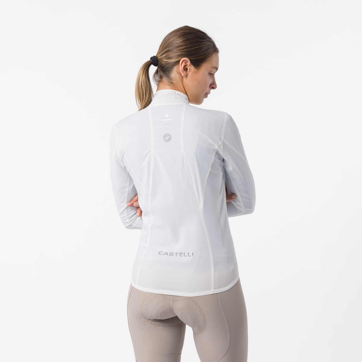 Giacca CASTELLI Transition Air da donna avorio – vista posteriore