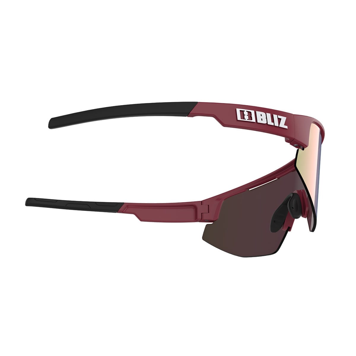 Lunettes BLIZ MATRIX SMALL Bordeaux Ecran Rose Iridium