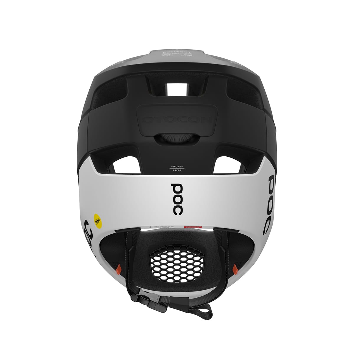 Casco MTB POC OTOCON RACE MIPS Nero/Bianco opaco