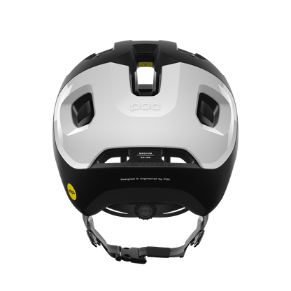 Casco MTB POC AXION RACE MIPS Nero Opaco/Bianco