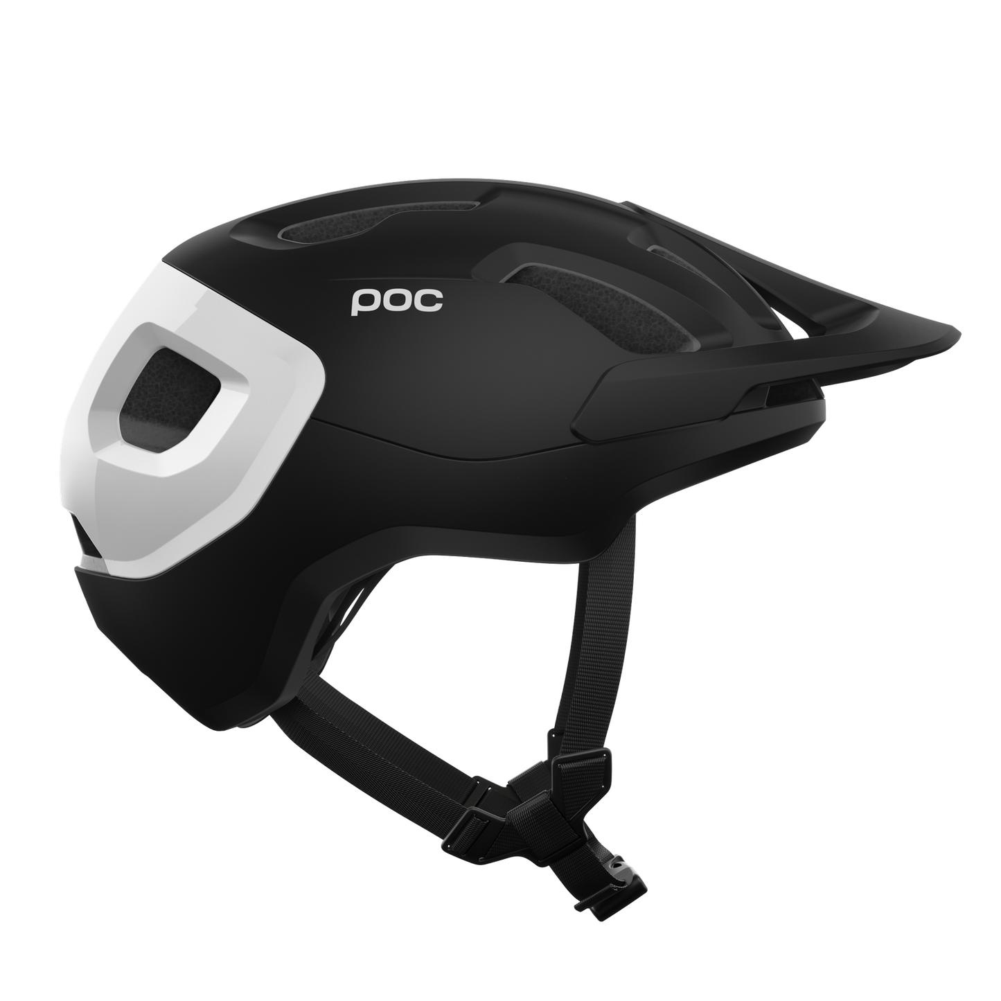 POC AXION RACE MIPS Casco MTB Nero/Bianco opaco