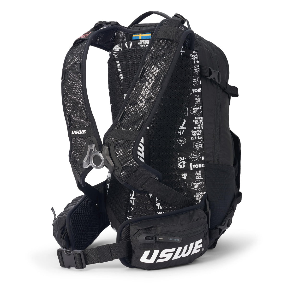 USWE SHRED 16 L Zaino nero