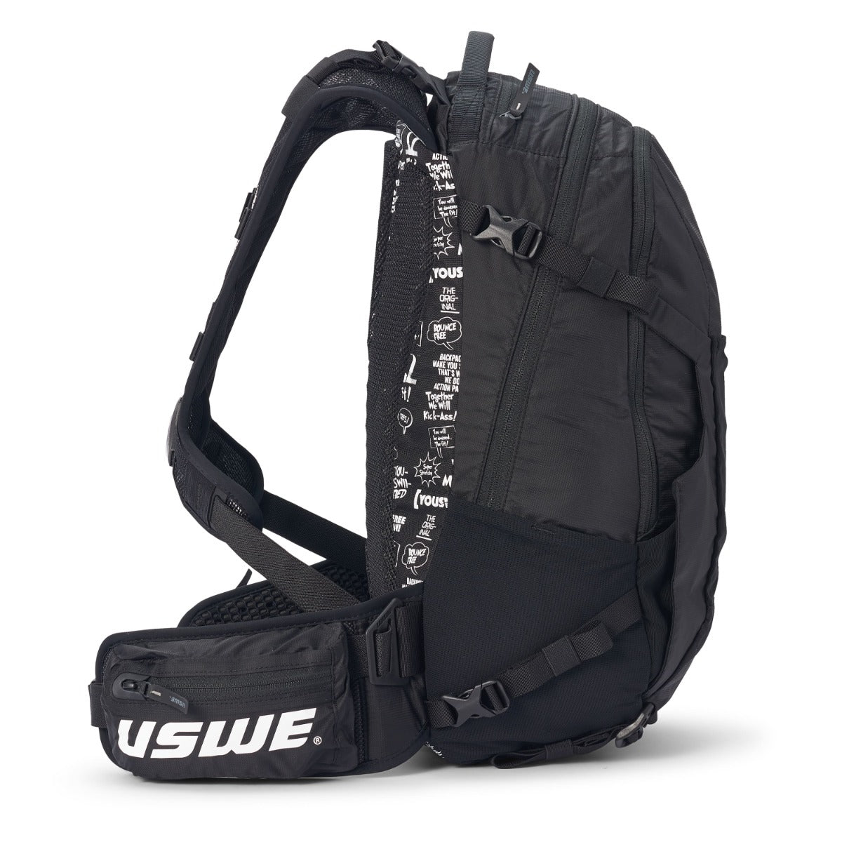 USWE SHRED 16 L Zaino nero