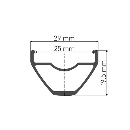 Ruota Posteriore DT SWISS X 1900 SPLINE 29'' 25 mm 12x148 mm