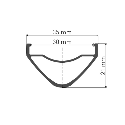 Ruota Posteriore DT SWISS XM 1700 SPLINE 30 mm 27.5" 12x148 mm Boost