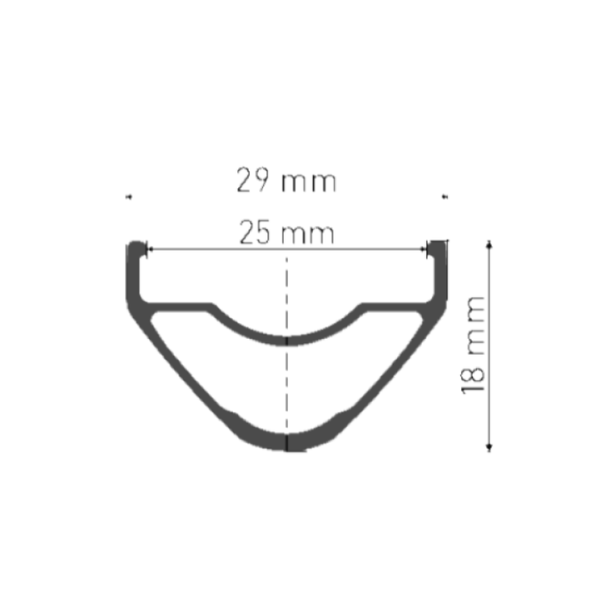 DT SWISS XR 1700 SPLINE 29" Ruota posteriore 25 mm 12x148mm Boost