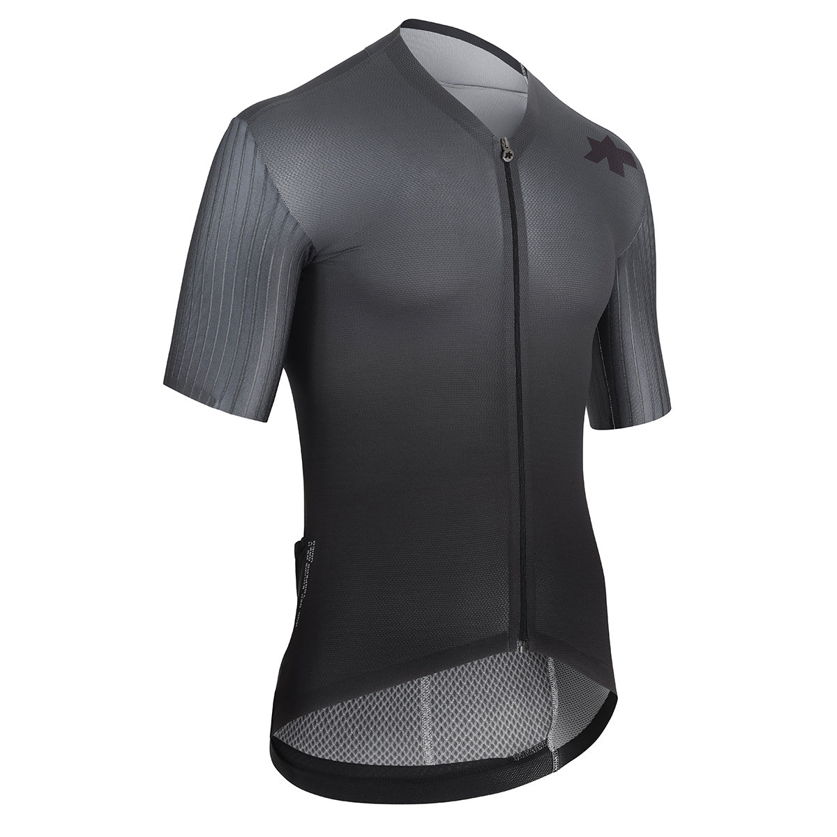 Maglia ASSOS EQUIPE RS S11 manica corta Nera/Grigia