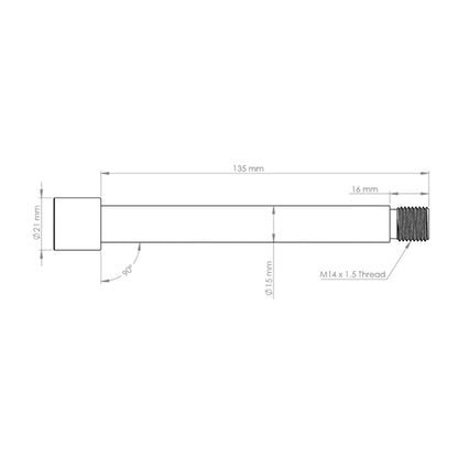 Asse Ruota Anteriore BURGTEC per Forcella FOX 15x110 mm Boost KaboltX 2021 Viola
