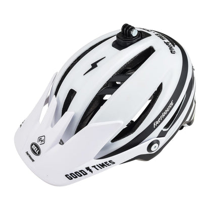 Casco MTB BELL SIXER MIPS FASTHOUSE Bianco/Nero
