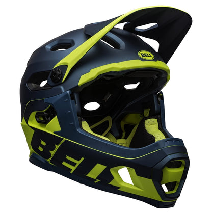 Casco MTB BELL SUPER DH MIPS Blu/Giallo