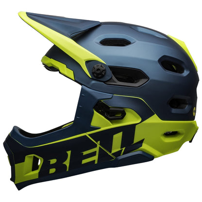 Casco MTB BELL SUPER DH MIPS Blu/Giallo