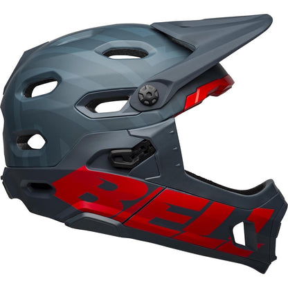 Casco MTB BELL SUPER DH MIPS Blu/Rosso