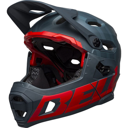 Casco MTB BELL SUPER DH MIPS Blu/Rosso