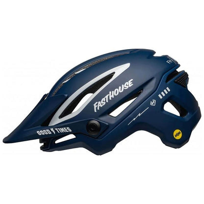 Casco MTB BELL SIXER MIPS FAST HOUSE Blu/Bianco