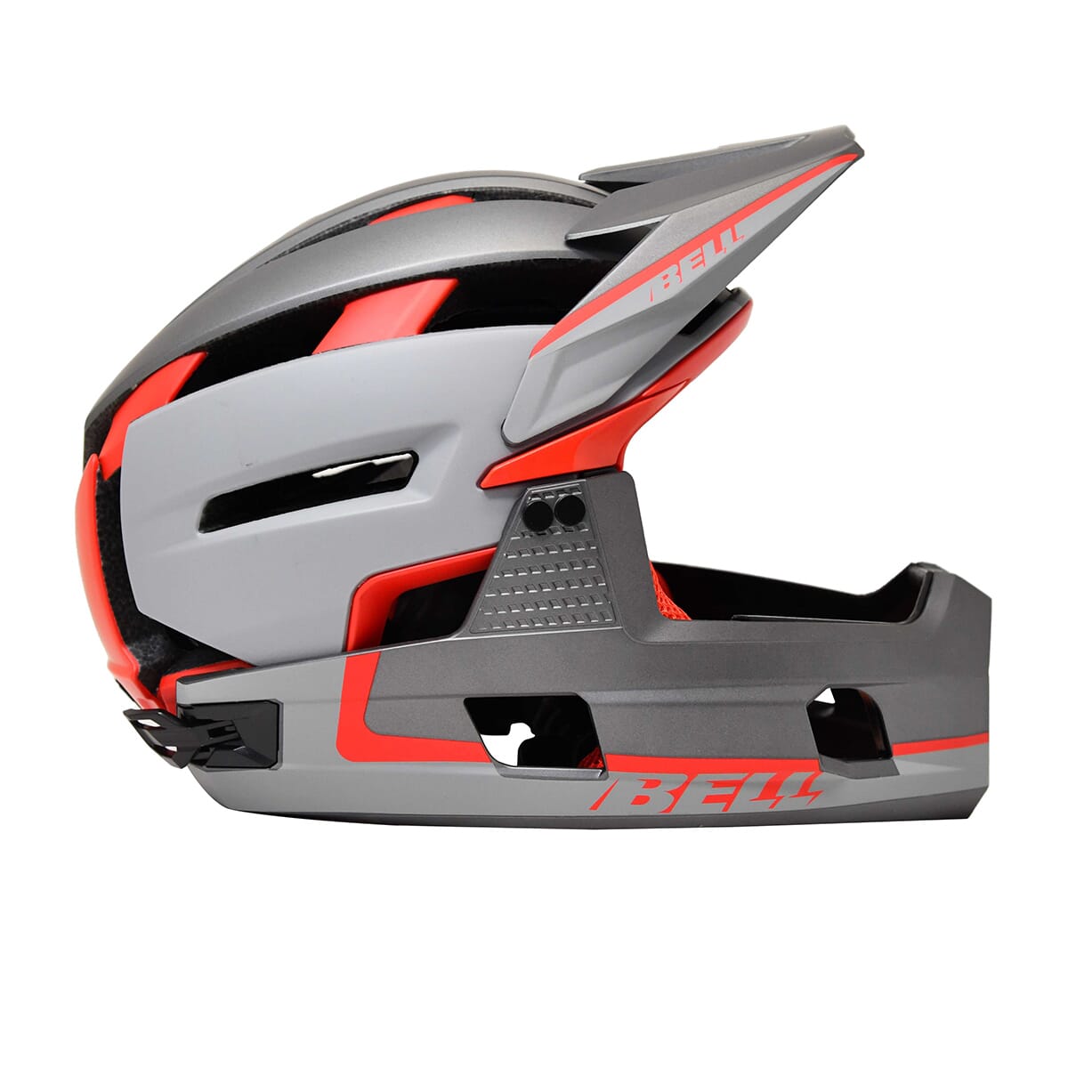 Casque VTT BELL SUPER AIR R MIPS Gris/Rouge