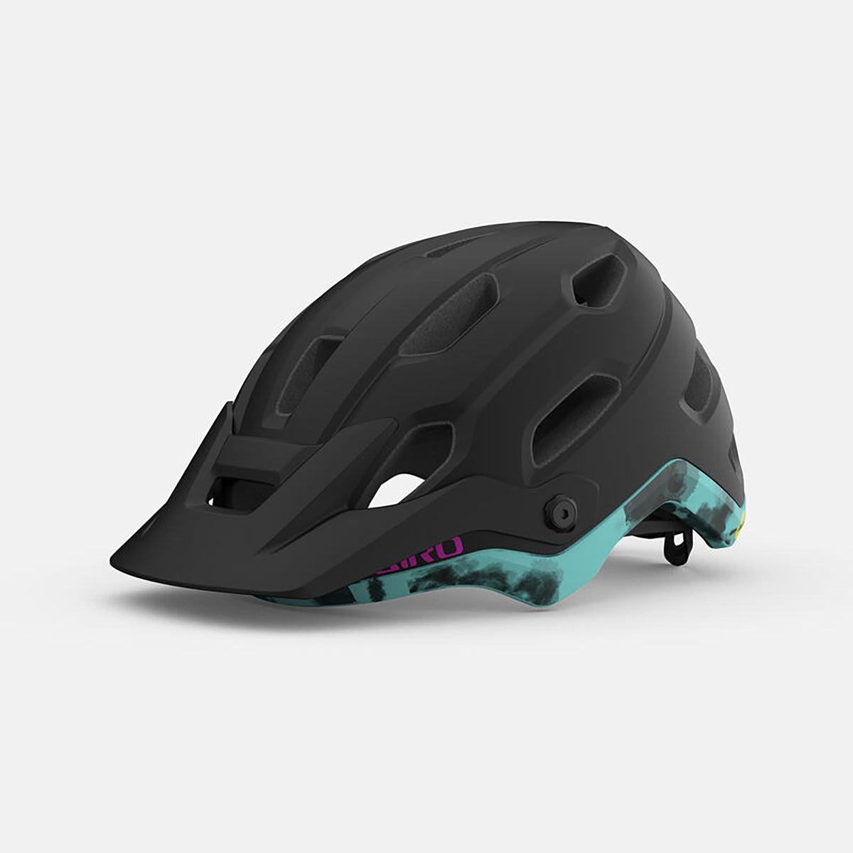 Casco MTB da donna GIRO SOURCE MIPS nero opaco/blu