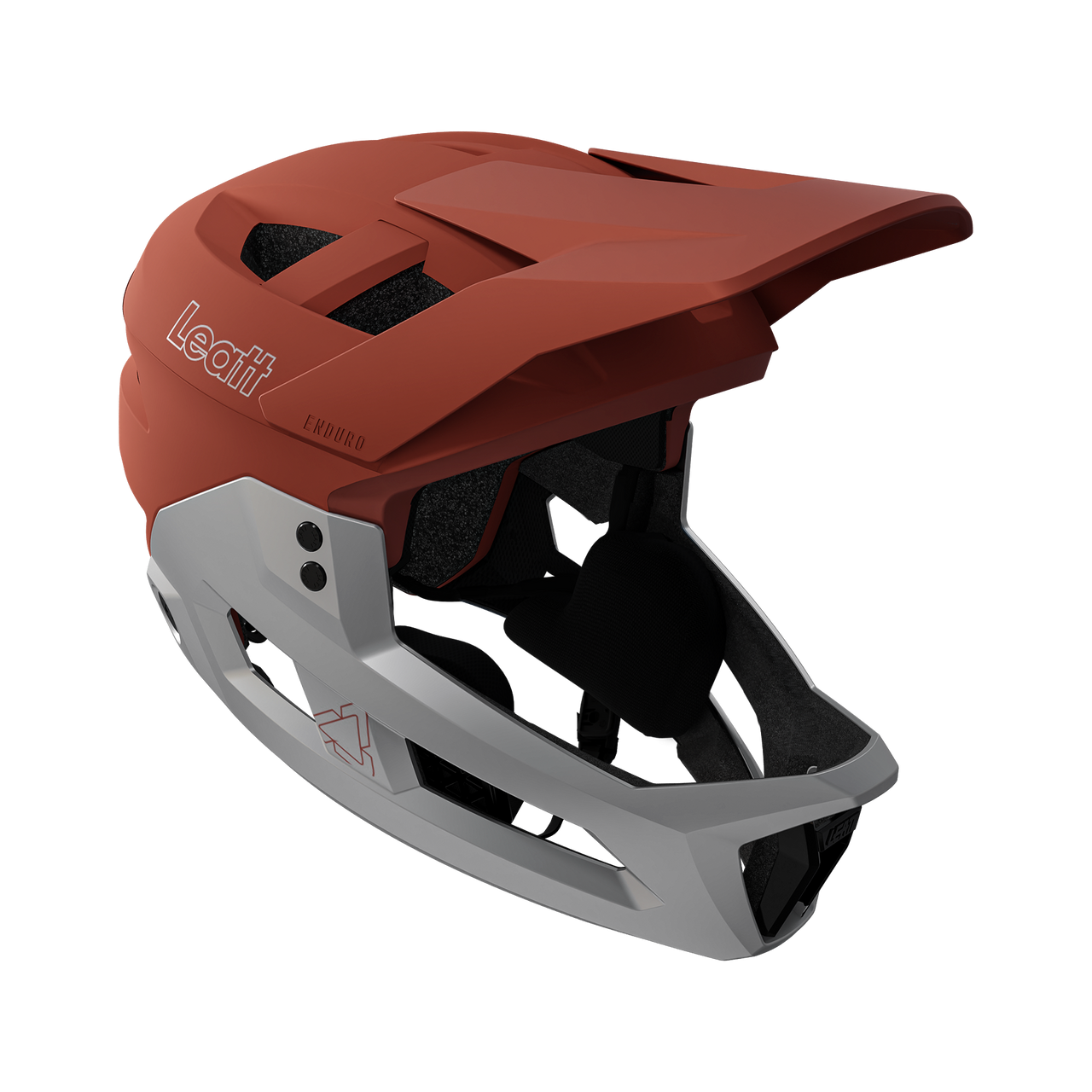 LEATT MTB ENDURO 2.0 Casco rosso/grigio