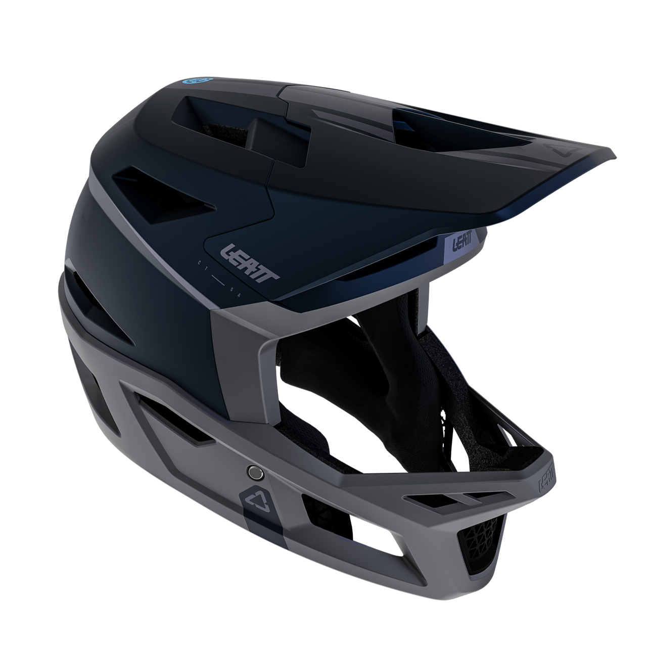 LEATT GRAVITY 4.0 STEALTH Casco MTB Nero/Grigio