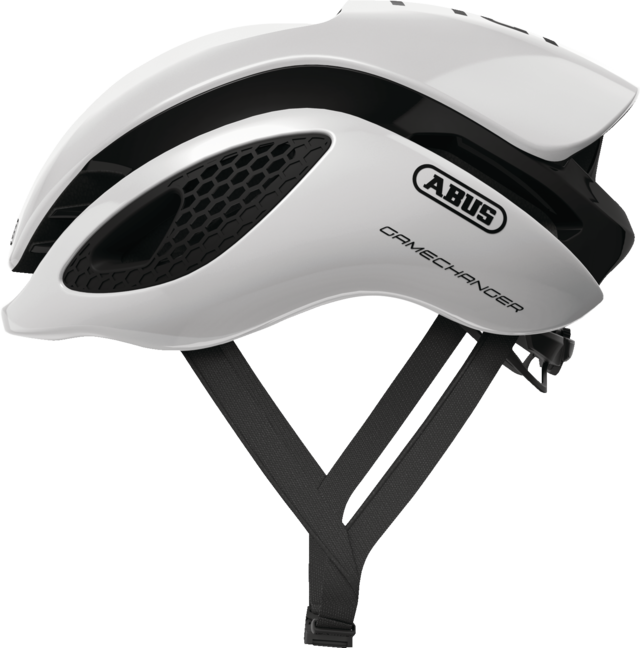 ABUS GAMECHANGER Casco da strada POLAR Bianco