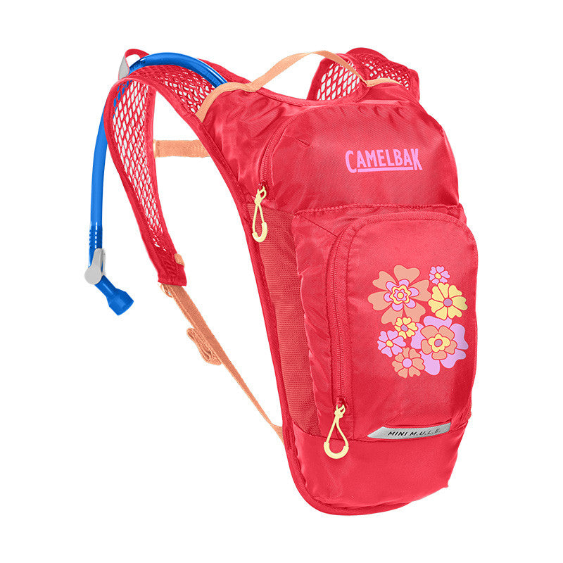 CAMELBAK MINI MULE 5 L Junior Rosa Fiori Borsa per l'idratazione