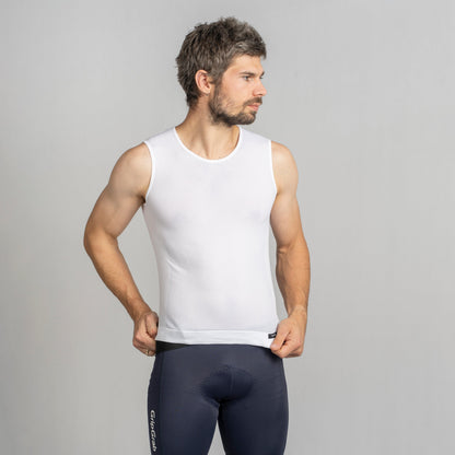Canotta intima GRIPGRAB PACR SUMMER SEAMLESS bianca