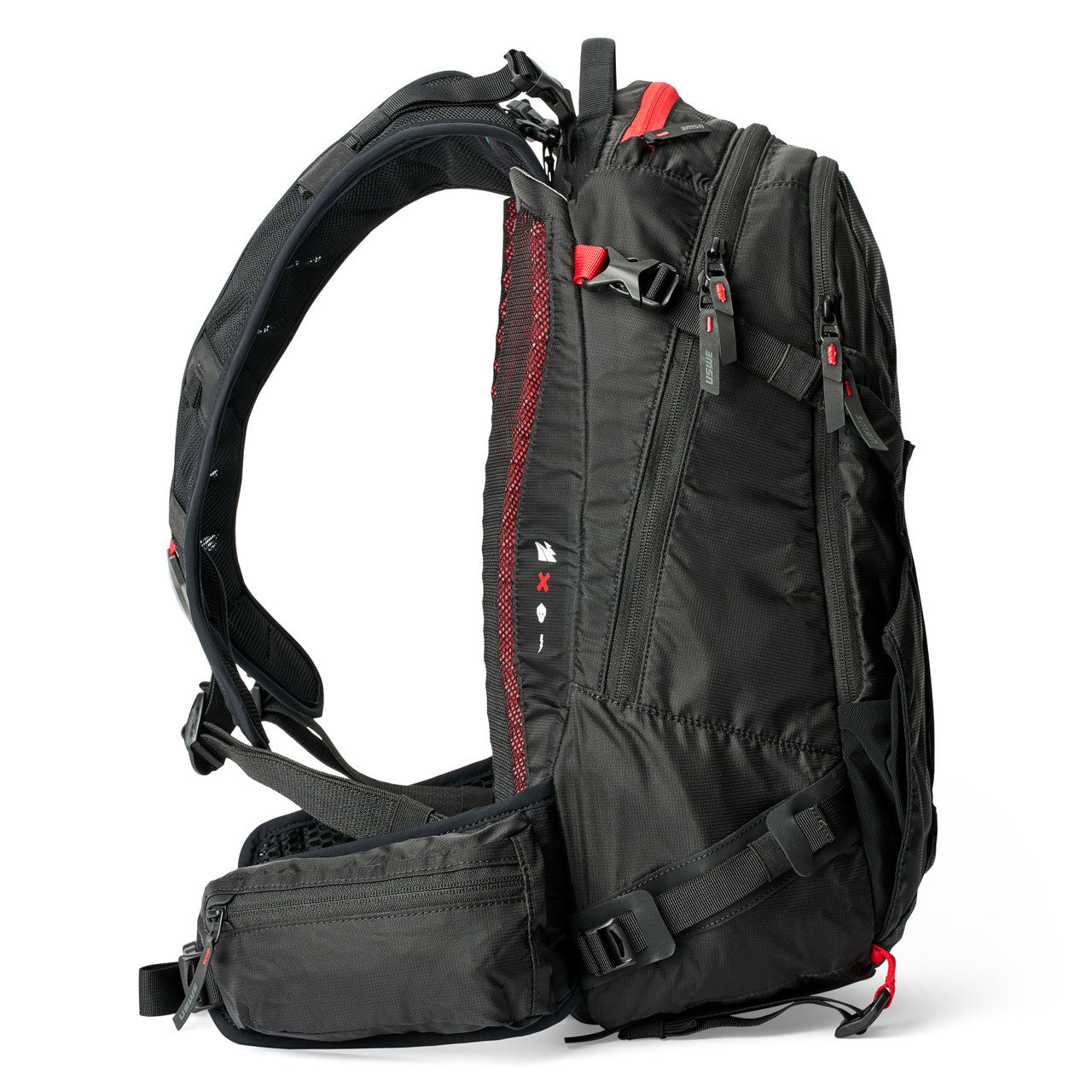 USWE Zaino con cerniera 16L Zaino nero