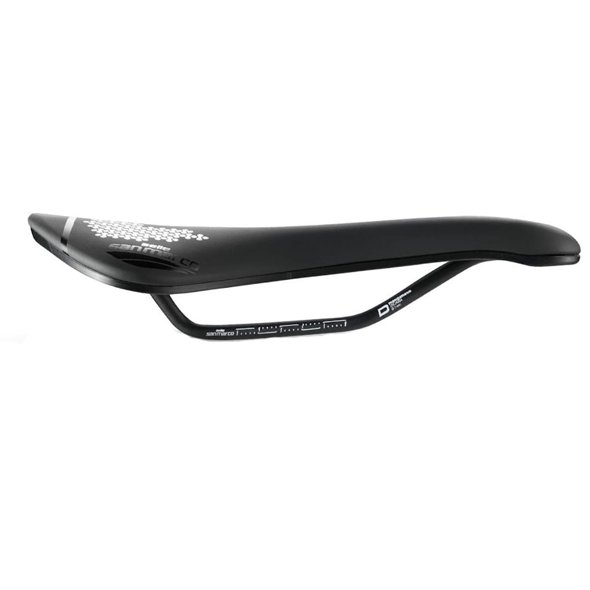 Selle SELLE SAN MARCO ASPIDE SHORT OPEN-FIT DYNAMIC NARROW Rails Manganèse