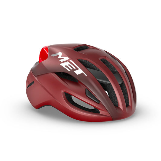 Casco da strada MET RIVALE MIPS Rosso Dahlia Opaco