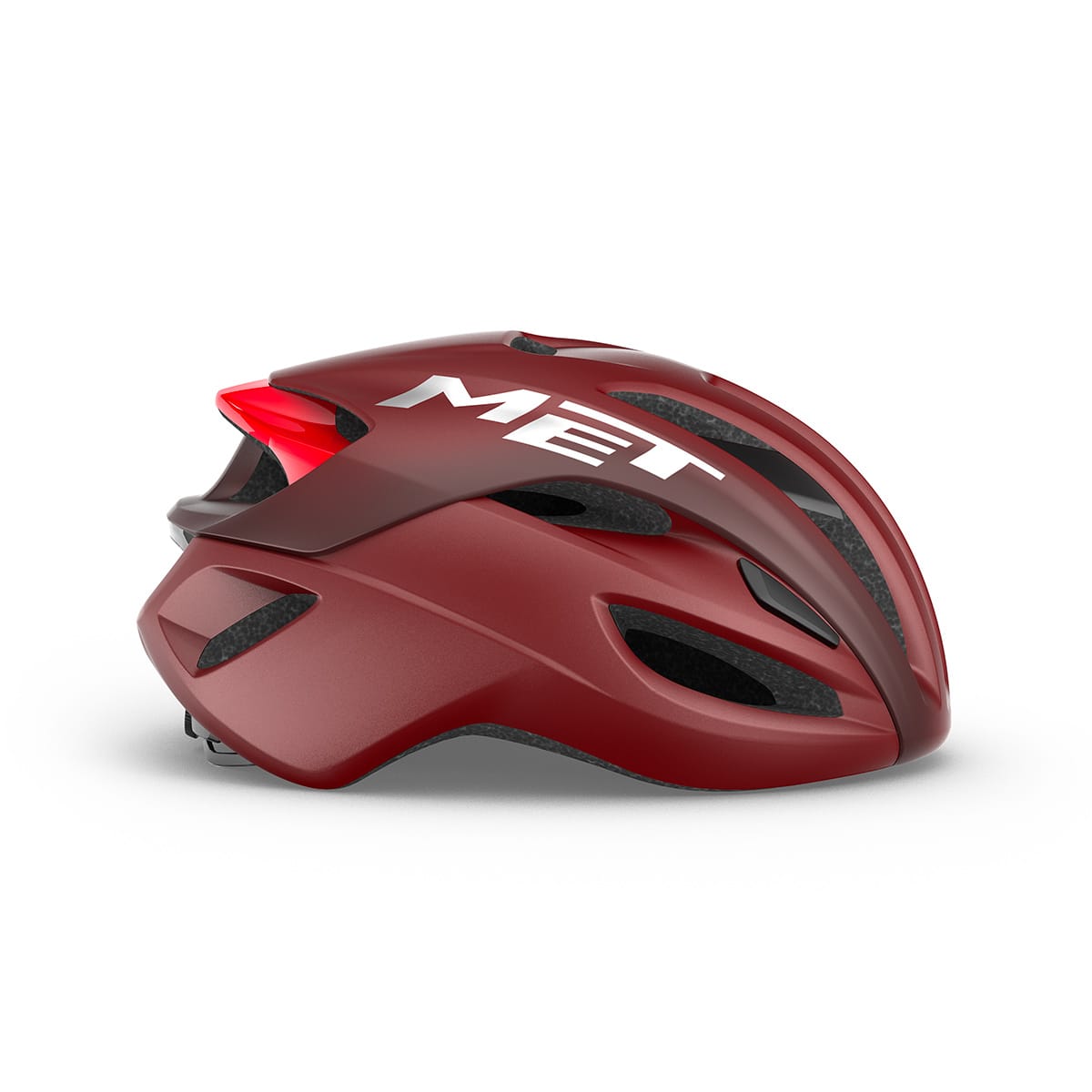 Casco da strada MET RIVALE MIPS Rosso Dahlia Opaco