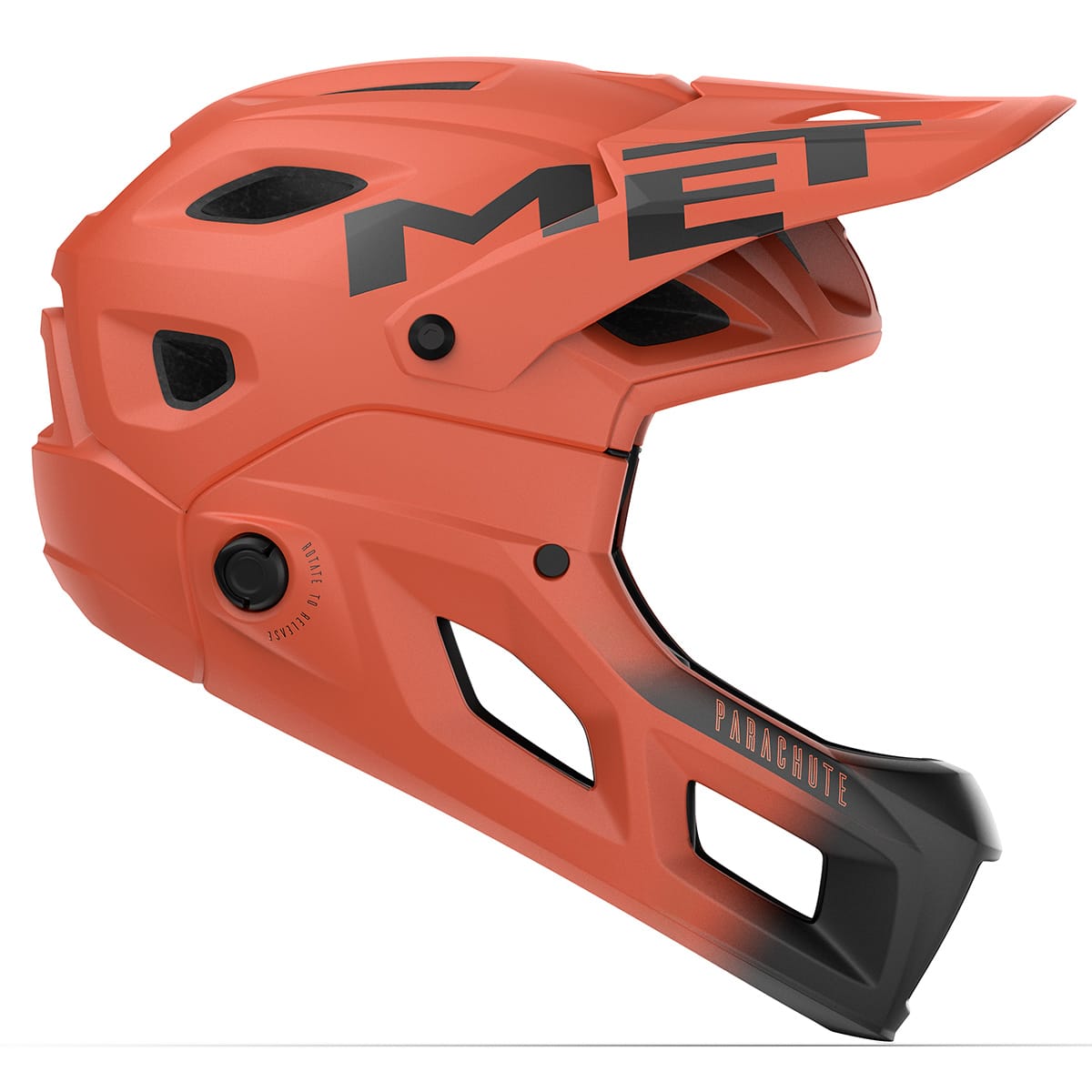 Casco MTB MET PARACHUTE MCR MIPS Arancione/Nero