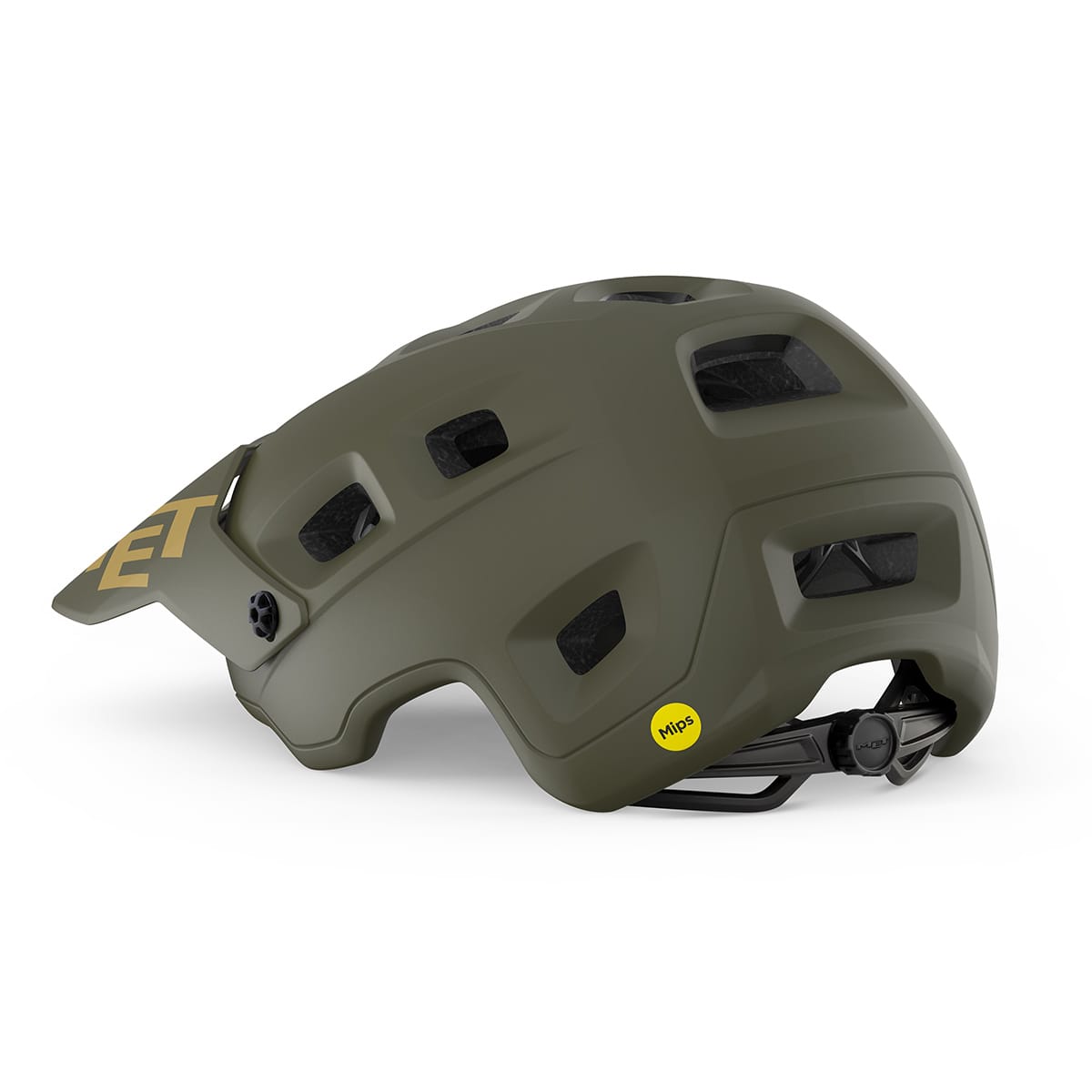 Casco MTB MET TERRANOVA MIPS Verde Scuro Opaco