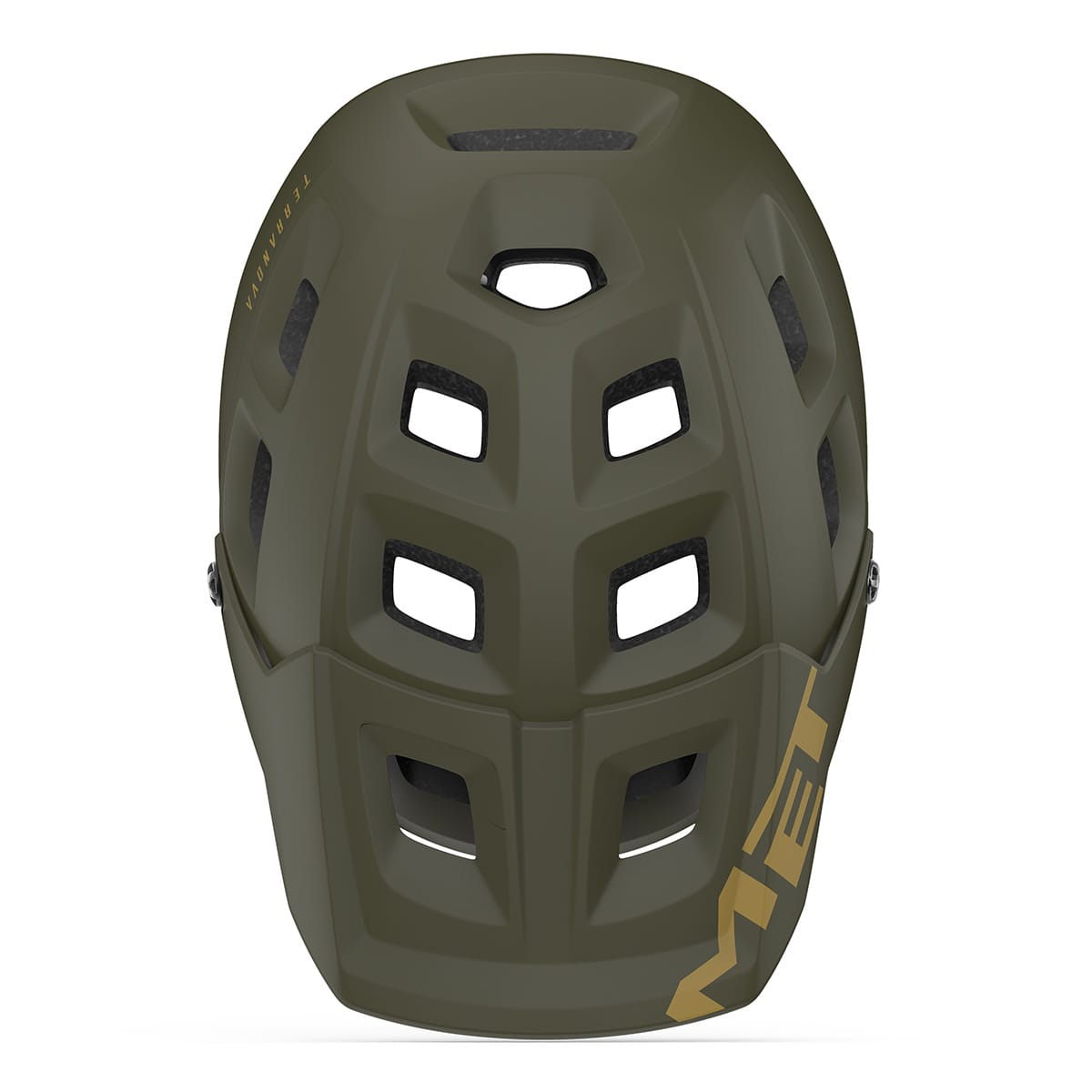 Casco MTB MET TERRANOVA Verde Scuro Opaco