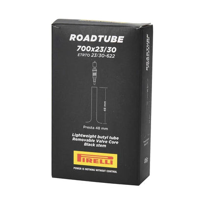 Camera d'Aria PIRELLI ROADTUBE 700x23/30c PRESTA Nera