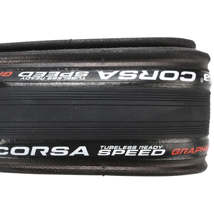 Pneumatico VITTORIA CORSA SPEED Graphene G2.0 700x23c Tubeless Ready Nero