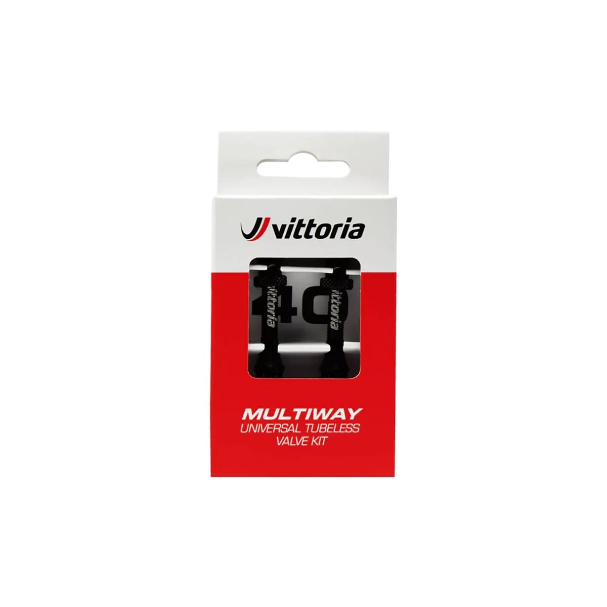 Valvole Tubeless Presta VITTORIA MULTIWAY Nere 40 mm (x2)