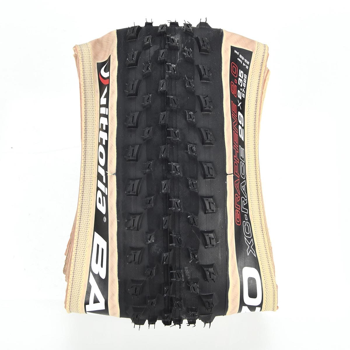 Pneu VITTORIA BARZO XC RACE 29x2,35 4C Graphene 2.0 Tubeless Ready Souple Flancs Beiges