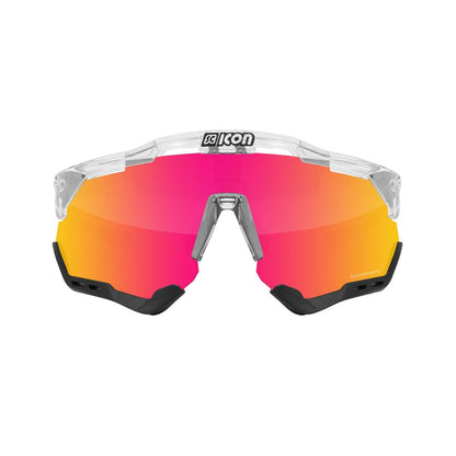 Occhiali SCICON AEROSHADE Traslucido Iridio Rosso