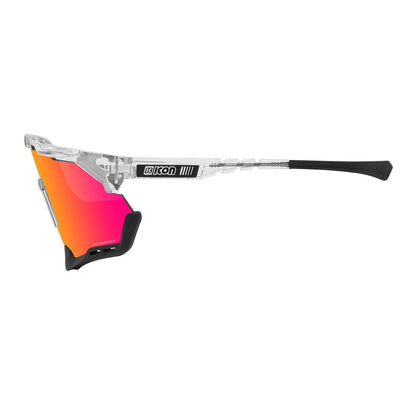 Occhiali SCICON AEROSHADE Traslucido Iridio Rosso
