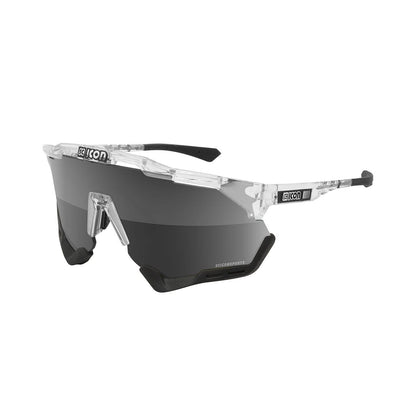 Occhiali SCICON AEROSHADE Traslucido Iridio Argento
