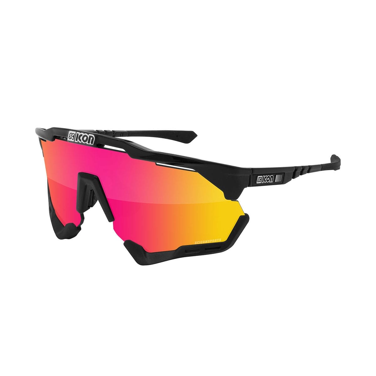 Lunettes SCICON AEROSHADE Noir Iridium Rouge