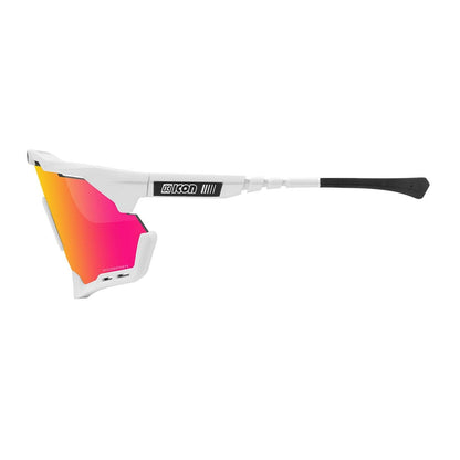 Occhiali SCICON AEROSHADE Bianco Iridium Rosso