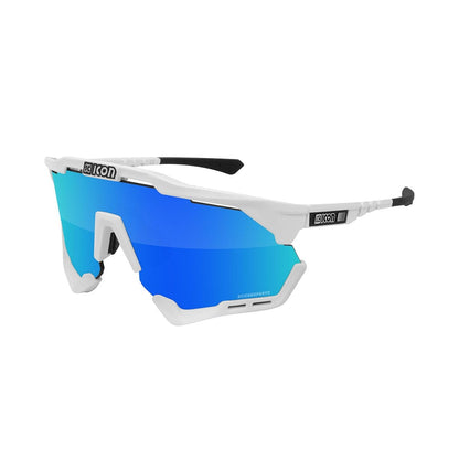 Occhiali SCICON AEROSHADE Bianco Iridio Blu