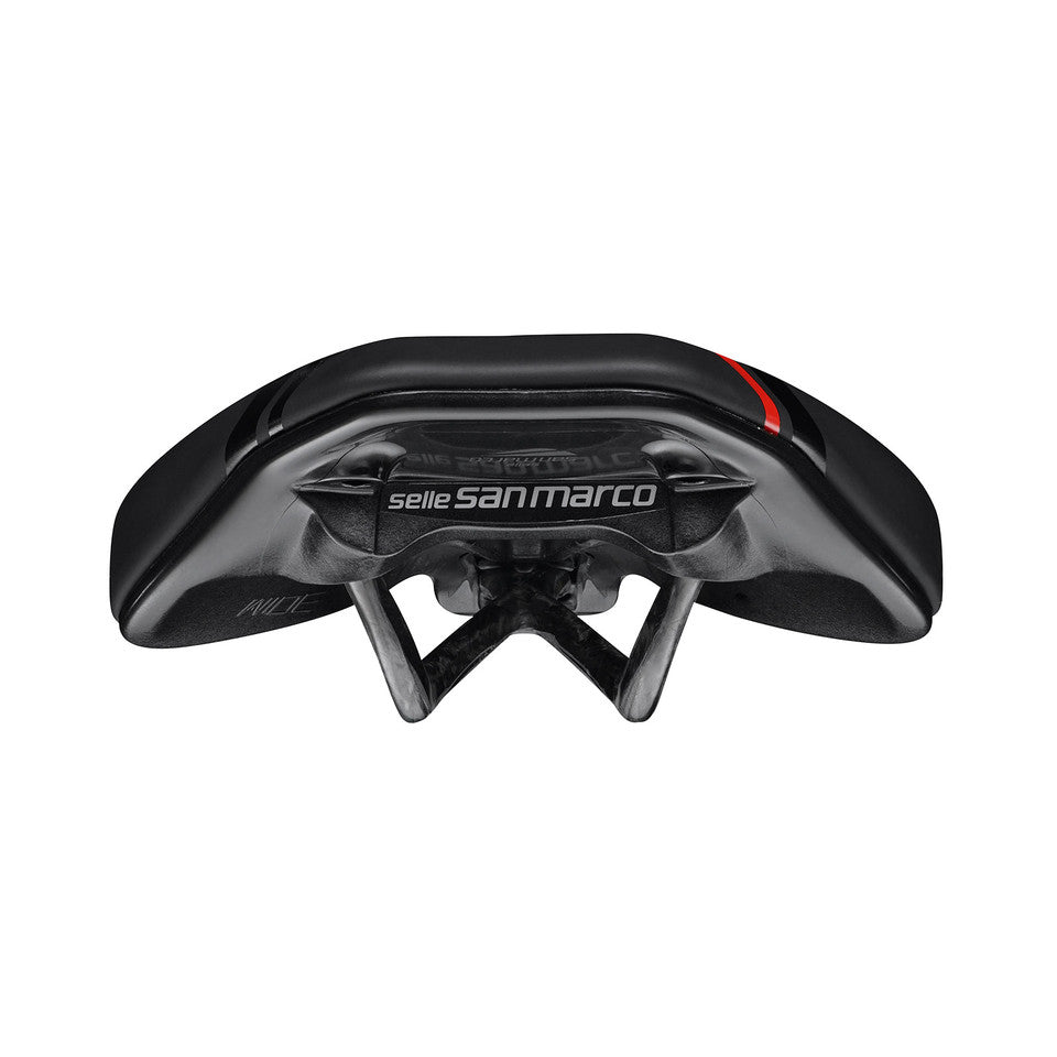 Sella SAN MARCO GROUND SHORT OPEN-FIT CARBON FX 155mm Nero